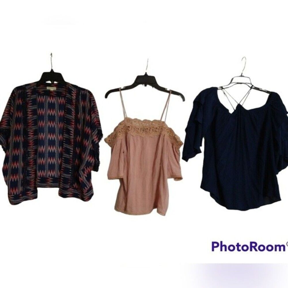 Coco Jameson/1.state/Charlotte russe tops Xs Boho Feminine Loganlook